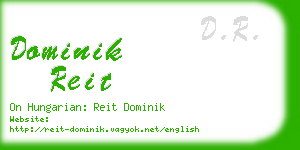 dominik reit business card
